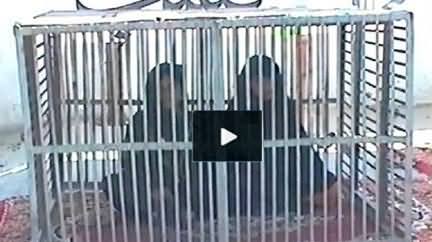 Layya Rape Victim Girl Confines Herself In A Cage As Protest