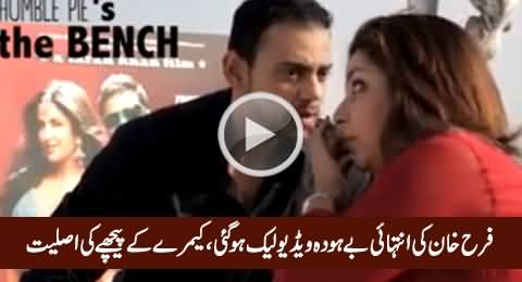 Leaked Video of Farah Khan, Really Immoral Off Camera Talk with Her Colleague