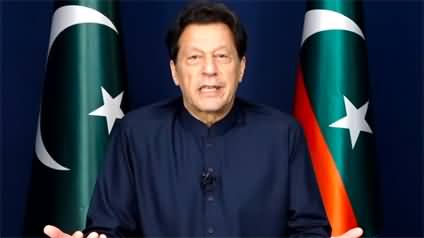 LIVE: Imran Khan's important address to nation on election issue