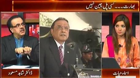 Live With Dr. Shahid Masood (Bharat Ko Kisi Pal Chain Nahi) – 8th October 2015