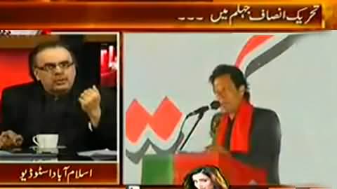 Live With Dr. Shahid Masood (Imran Khan Jalsa in Jhelum) - 16th November 2014