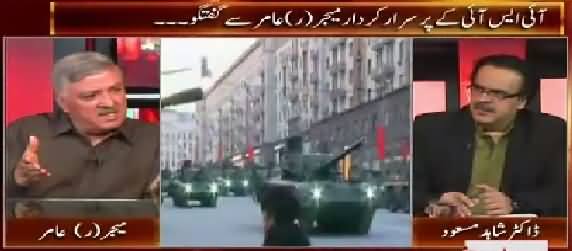 Live With Dr. Shahid Masood (Major (R) Muhammad Amir Special Interview) – 18th August 2015