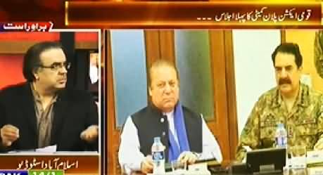 Live With Dr. Shahid Masood (Security Risks Increased in Pakistan) - 19th December 2014