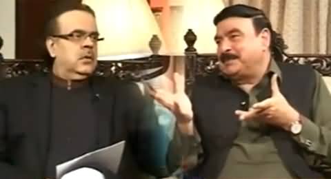 Live With Dr. Shahid Masood (Sheikh Rasheed Ahmad Exclusive Interview) – 13th October 2014