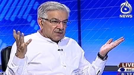 Live With Talat (Khawaja Asif Exclusive Interview) – 28th August 2014