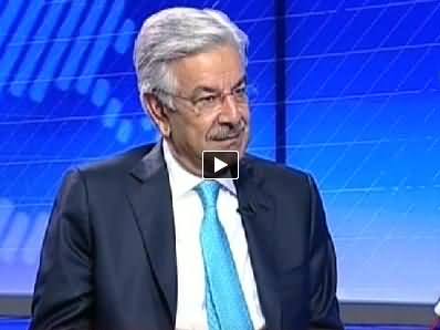 Live with Talat (Khawaja Asif Exclusive Interview) - 8th July 2014