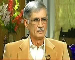 Live with Talat (Pervaz Khattak Exclusive Interview) - 6th December 2013