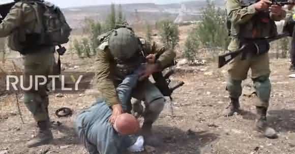 Look How Brutally Israeli Forces Behaving With Palestinian's Protesters Near Tulkarm?