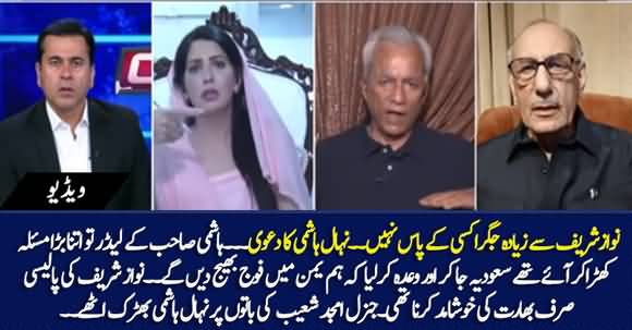 Lt Gen (R) Amjad Shoaib's Befitting Reply to Nehal Hashmi on Nawaz Sharif's Policies