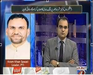 Maazrat Ke Saath (Finally, Imran Khan Supports Operation) - 25th February 2014