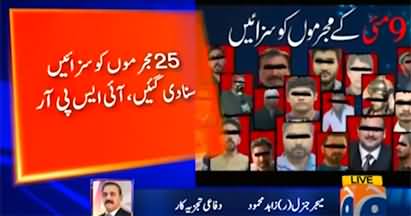 Major General (R) Zahid Mehmood's views on convictions by military court