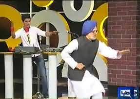 Manmohan Singh Dummy in Mazaaq raat and Funny Dance of Manmohan Singh