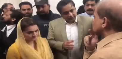 Mansoor Ali Khan And Maryam Aurengzeb Meet Shahbaz Sharif