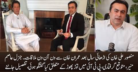 Mansoor Ali Khan shares the details of his latest meeting with Imran Khan at Zaman Park