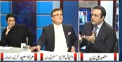 Mansoor Ali Khan Traps Danyial Aziz in Tough Questions