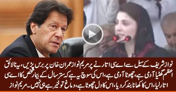 Maryam Nawaz Badly Bashes Imran Khan on Removing AC From Nawaz Sharif's Cell