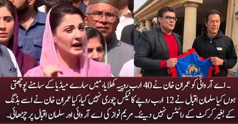 Maryam Nawaz blasts on ARY and its owner Salman Iqbal