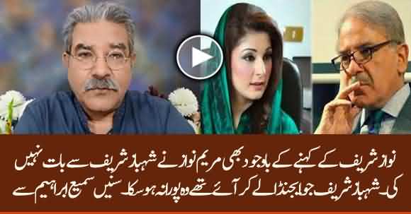 Maryam Nawaz Didn't Meet Shehbaz Sharif And Disobeyed Nawaz Sharif Orders - Sami Ibrahim Reveals