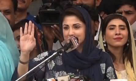 Maryam Nawaz Full Speech at Lillah Interchange on Her Way to Khoshab