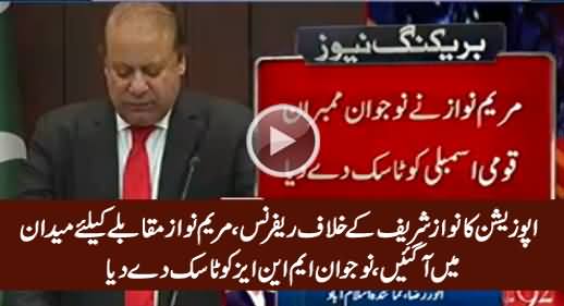 Maryam Nawaz Gives Task To Young MNAs Regarding Opposition's Reference Against PM