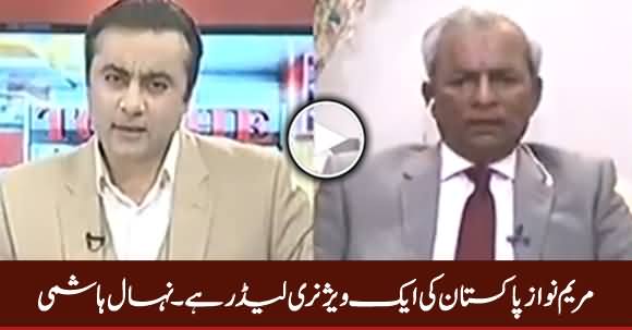 Maryam Nawaz Is A Visionary Leader of Pakistan - Nehal Hashmi