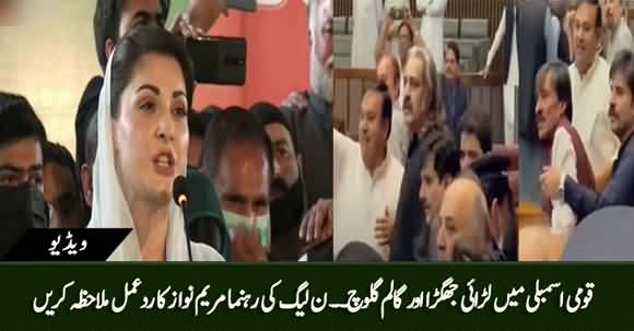 Maryam Nawaz Responds on Fight in National Assembly