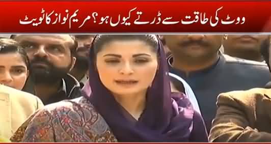 Maryam Nawaz Response On Supreme Court Verdict Over Senate Elections Balloting