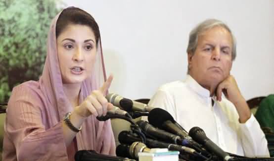 Maryam Nawaz Tweet Over Govt's Crackdown on Javed Hashmi's Property