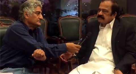 Matiullah Jan Asks Very Tough Questions To Rana Sanaullah About Dual Policy of PMLN