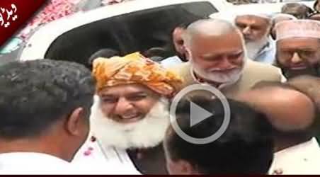 Maualana Fazal-ur-Rehman Reached Nine Zero For Dialogues with MQM