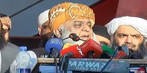 Maulana Fazal ur Rehman's Aggressive Speech In Abbottabad Jalsa, Criticizes Govt's Policies - 9th September 2021