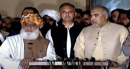 Maulana Fazal Ur Rehman's reply to a question regarding attack on Rauf Hassan
