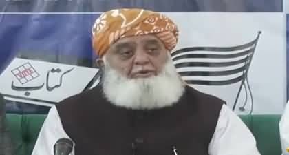 This Parliament is not people's representative - Fazal ur Rehman hints of running a full public movement