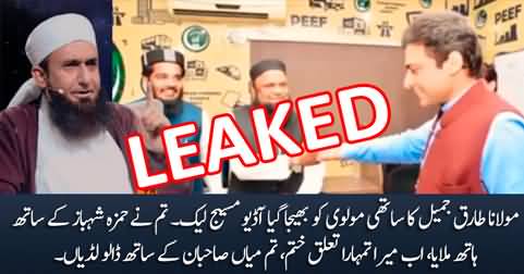 Maulana Tariq Jameel's audio message leaked against Hamza Shahbaz & Sharif Brothers