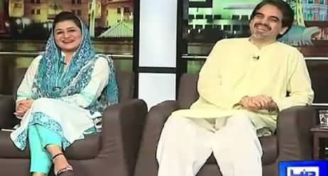 Mazaaq Raat (Sania Karman (PTI), Omair Rana Actor) – 19th August 2015