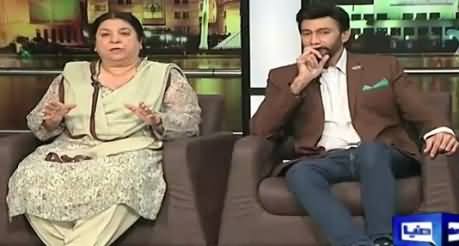 Mazaaq Raat (Dr. Yasmin Rashid PTI, Aijaz Aslam Actor) –8th September 2015