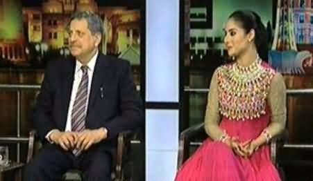 Mazaaq Raat (PTI Hamid Khan and Actress Sheen) – 12th February 2014