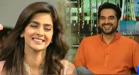 Mazaaq Raat (Saba Qamar & Hamayun Saeed) – 23rd July 2014