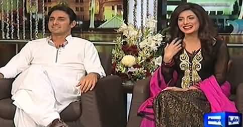 Mazaaq Raat (Saeed Ajmal and Mehwish Hayat) – 7th October 2014