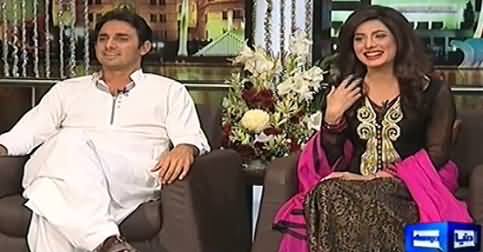 Mazaaq Raat (Saeed Ajmal and Mehwish Hayat) – 7th October 2014