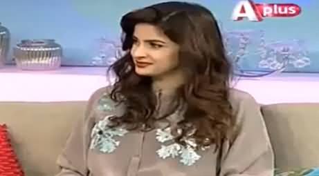 Mein 5 Waqt Ki Namazi Hoon - Saba Qamar Telling Her Personal Activities