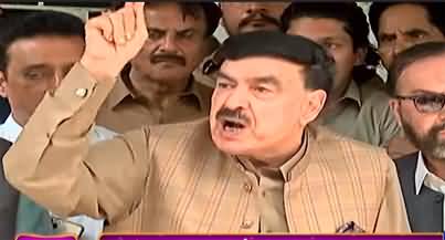 Mein Nawaz Sharif Per Thokta Bhi Nahi, Us Ne 14 Baar Fauj Ko Gaali Di - Sheikh Rasheed