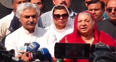 Mian Aslam Iqbal & Dr. Yasmin Rashid's media talk regarding PTI's rally