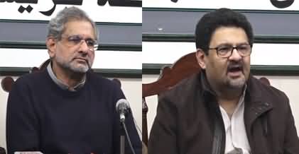 Miftah Ismail and Shahid Khaqan Abbasai's joint press conference
