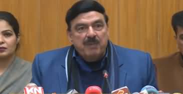 Minister For Railways Sheikh Rasheed Ahmad Press Conference - 15th December 2018