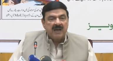 Minister For Railways Sheikh Rasheed Ahmad Press Conference - 15th June 2019