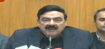 Minister For Railways Sheikh Rasheed Ahmad Press Conference - 27th December 2018