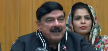 Minister For Railways Sheikh Rasheed Ahmad Press Conference - 8th December 2018