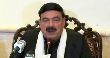 Minister For Railways Sheikh Rasheed Press Conference in Karachi - 26th January 2019