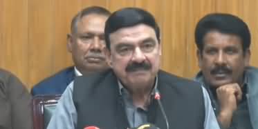 Minister of Railways Sheikh Rasheed Ahmad Press Conference - 27th October 2018